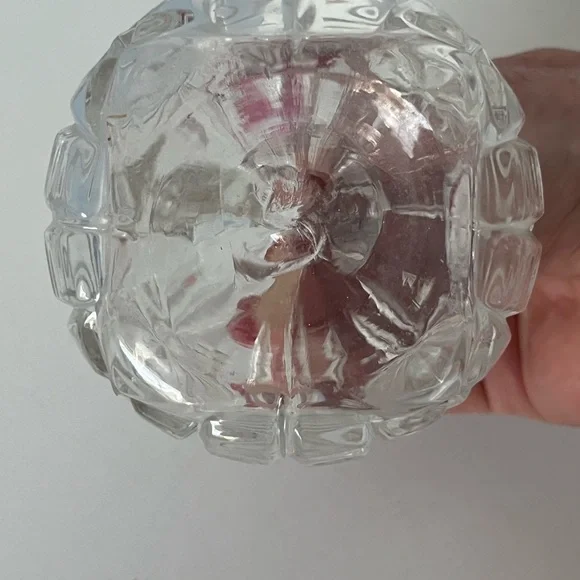 Cruet w/o stopper Zippered Feathered Medallion Snow Star - Picture 5 of 7